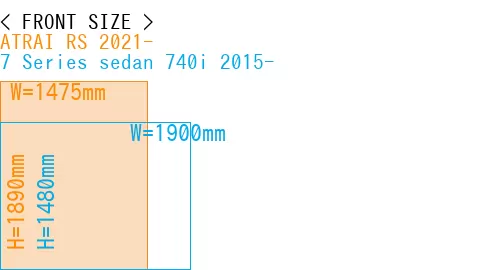 #ATRAI RS 2021- + 7 Series sedan 740i 2015-